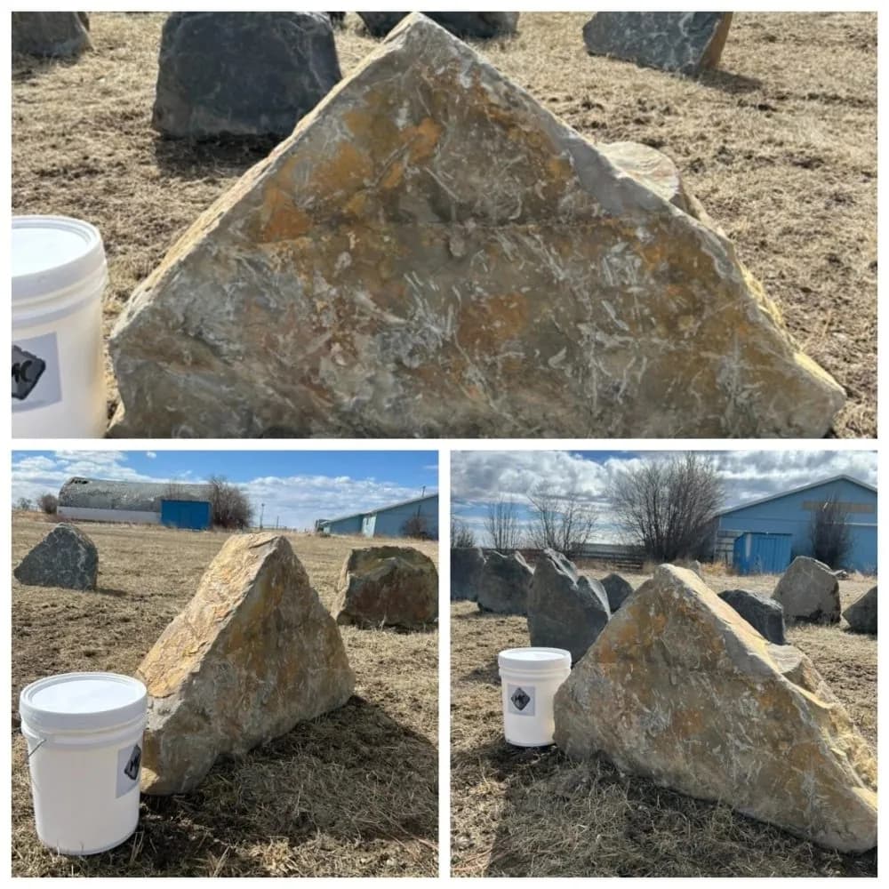 Landmark rock · Moyie Lake Boulder